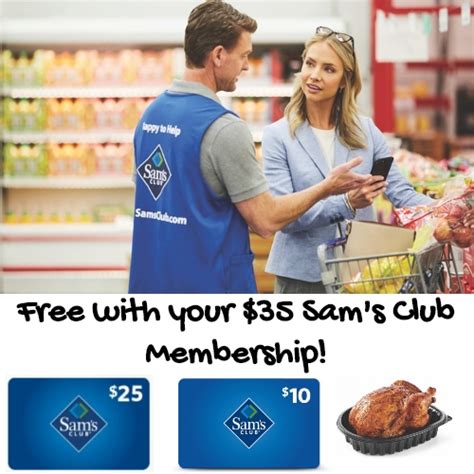 10 Off A 1 YR Sams Club Membership 35 In Free EGift Cards A Free
