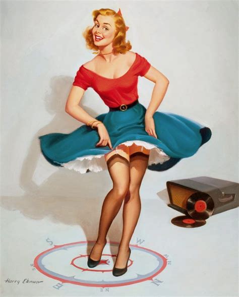 See Vintage Calendar Girls Pin Ups From The S S Plus Meet Artist