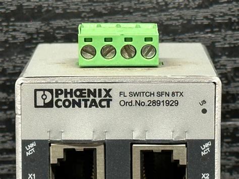Phoenix Contact Fl Switch Sfn 8tx 2891929 Ethernet Network Switch 8