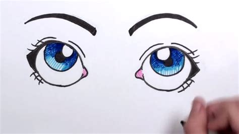 How To Draw Cartoon Eyes Mlt Youtube