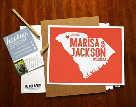 South Carolina Wedding T Personalized City State And Etsy