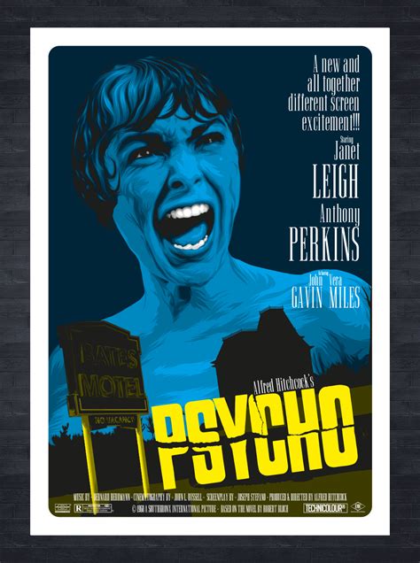 psycho fictional movie poster on behance