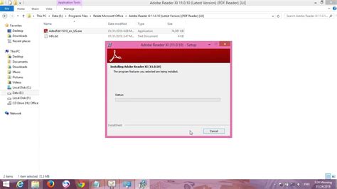 How To Install Adobe Reader Xi 11 0 10 Latest Version Pdf Reader Uj