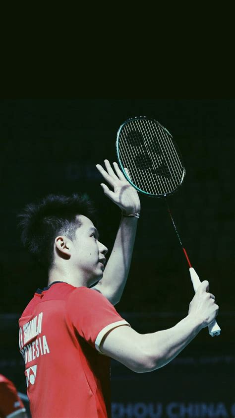 In association with badminton world federation. Kevin Sanjaya at Fuzhou China Open 2019. 📷PBSI (Dengan ...