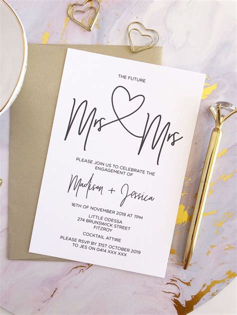 40 Engagement Party Invitations Your Guests Will Want To Hold Onto