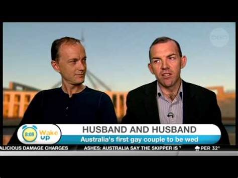 First Same Sex Married Couple In Australia Wake Up Interview YouTube