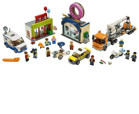 Lego 60233 City Town Donut Shop Opening Truck Toy Car Set