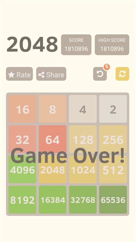 My Month Long Game Of 2048 Has Finally Come To An End Yes I Used The