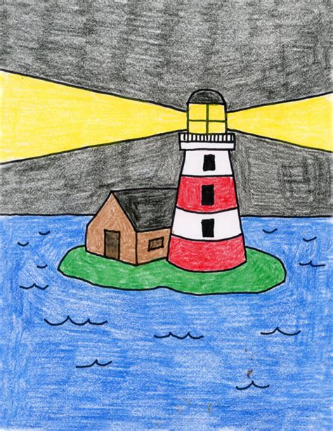 In this video you will find a simple and easy lesson on how to draw a house step by step. Lighthouse · Art Projects for Kids