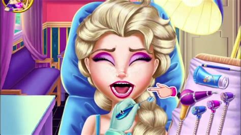 Disney Frozen I Elsa Goes To The Dentist Game Youtube