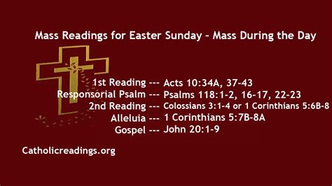 Easter Sunday Readings 2022 April 17 2022 Mass During The Day Homily