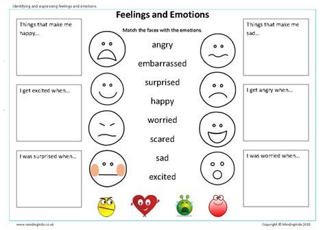 I'll generally have a little chat with my. Identifying Emotions Worksheets For Adults
