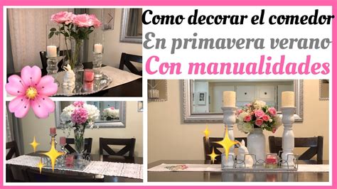 De este modo puede crear un espacio diferente. Como decorar el comedor con manualidades/ideas elegantes y económicas - YouTube