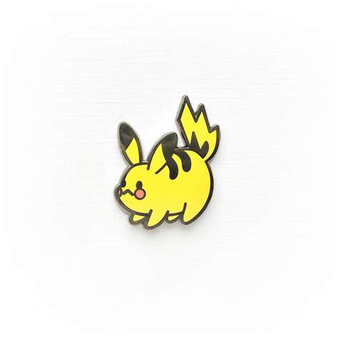 Pikachu Enamel Pin Pokemon T Pokemon Pin Pokemon Etsy Uk