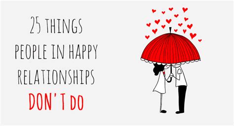 25 Things Happy Couples Dont Do In Relationships