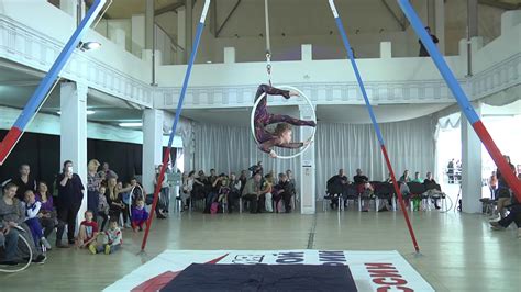 Воздушная гимнастика Воздушное кольцо Vardosanidze Alisa Youtube