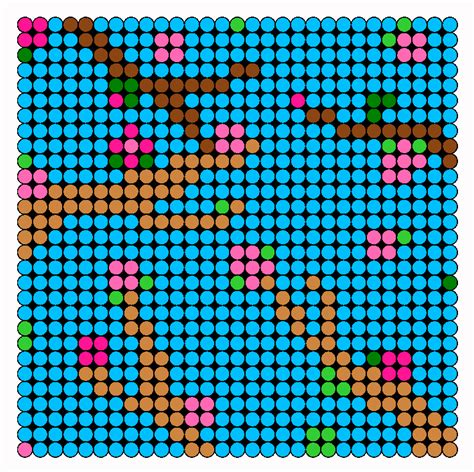 Cherry Blossom Perler Bead Pattern Bead Sprites Misc Fuse Bead Patterns