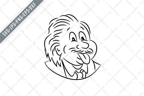 Albert Einstein Sticking Tongue Out By Aloysius Patrimonio On Dribbble