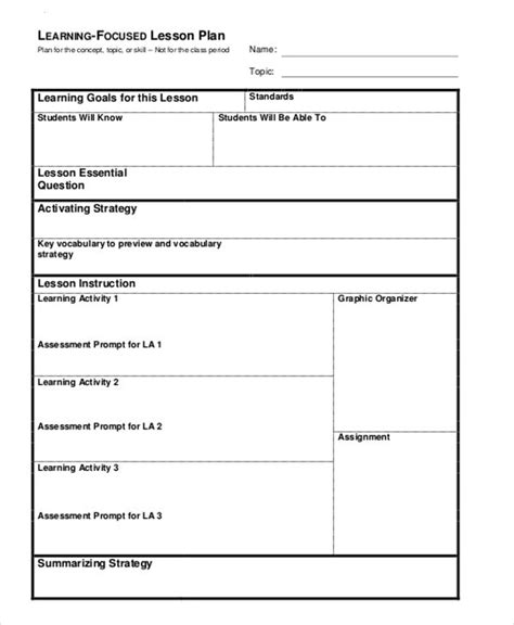 Lesson Plan Template Sheets 3 Things Nobody Told You About Lesson Plan