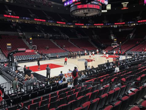 Moda Center Seating Chart With Rows Elcho Table