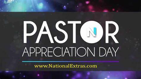 Pastor Appreciation Day Or Clergy Appreciation Day October Nationalextras Com