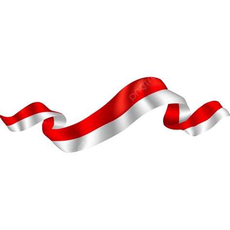 Bendera Indonesia Merah Putih Realistic Flag Free Vector Bendera