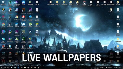 How To Set Live Animated Wallpapers Windows 10 Wallpaper Engine