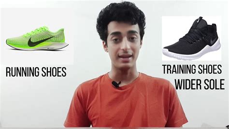 Running Shoes Vs Training Shoes Difference Between Youtube