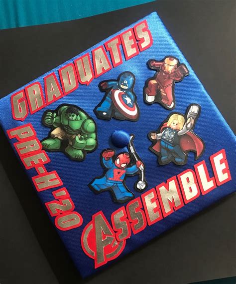 Lego Avengers Graduation Cap Graduation Cap Avengers Graduation Cap