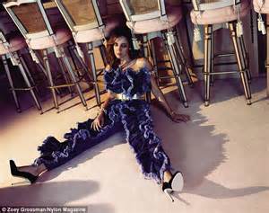 Aubrey Plaza Vamps It Up For Nylon Daily Mail Online