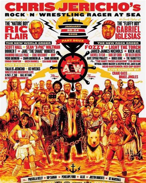 Chris Jerichos Rock N Wrestling Rager At Sea 2020 Official Event