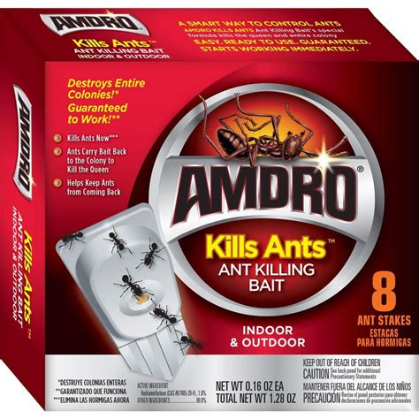Using the ortho comfort wand you can spray around your house and around the perimeter of your house to deter ants, and other pests like cockroaches, spiders, fleas, centipedes. Kills Ants Bait Stakes 8-Pack Ready-to-Use Home Outdoor Ant Control Pests Trap | eBay