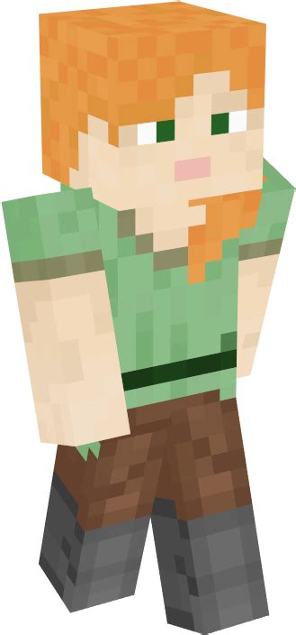 minecraft steve running png - Alex - Minecraft Girl Skins | #3354949 png image