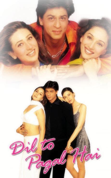 Dil To Pagal Hai Poster With Images Bollywood Movies Online Hindi