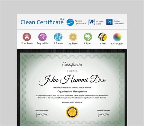 20 Best Free Microsoft Word Certificate Templates Downloads 2021