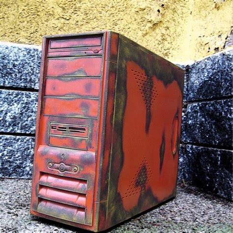 Rusty Pc Case Fallout Theme Techpowerup Case Modding Gallery
