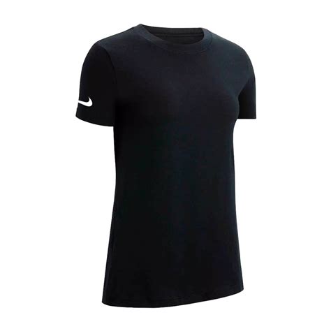 Women S Black Nike Swoosh T Shirt On Sleeve
