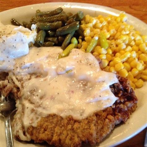 • japanese hamburger steak, called hamburg, is not exactly japanese food, but like tonkatsu, it is very popular home cooking. Cracker Barrel Country Fried Steak | Chicken fried steak ...