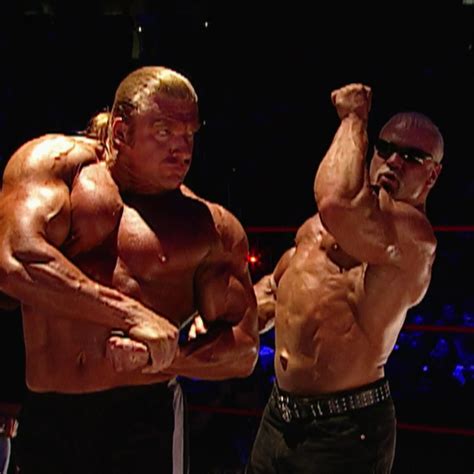 Triple And Scott Steiner Flex It Out Raw 1603 An Epic Posedown Between The Game And Big