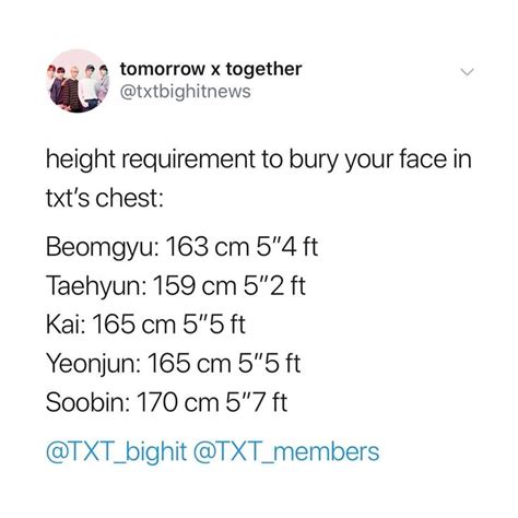 He weighs around 69 kg/152 lbs. comment if your height is listed! bruh why is soobin so mf ...