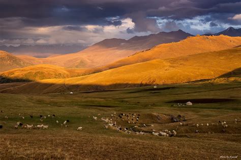 Beautiful Landscapes Of Ushkonyr Plateau Near Almaty · Kazakhstan