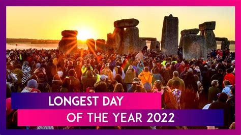 Longest Day Of The Year 2022 Hundreds Gathers At Stonehenge To Mark Summer Solstice Youtube