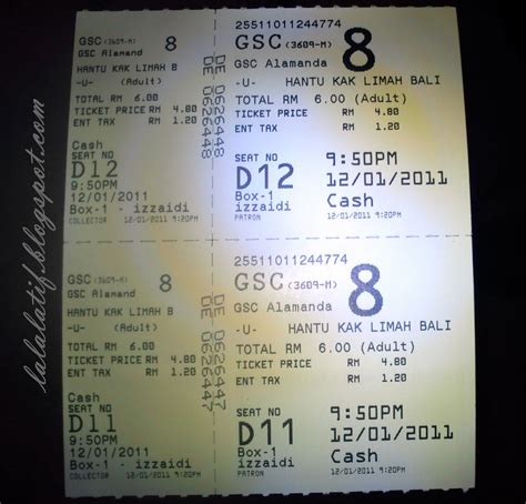 Anda mahu membeli tiket filem untuk menonton movie di cinema dengan mudah? lalalatif.blogspot.com: HaNtU KaK LiMaH BaLiK RuMaH...