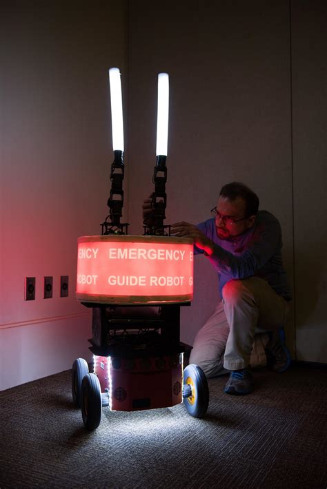 Paul Robinette and Rescue Robo [IMAGE] | EurekAlert! Science News Releases