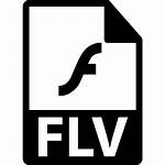 Flv Format Symbol Icon Icons Vector Freepik