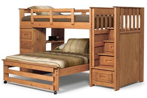 Most bunk beds stairs come with storage spaces. 21 Top Wooden L-Shaped Bunk Beds (WITH SPACE-SAVING ...