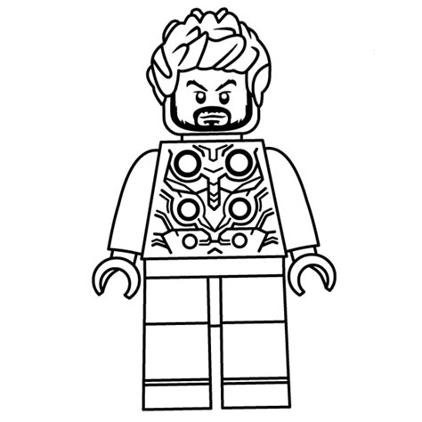 Lego thor coloring pages at getcolorings.com | free. Lego Thor In Thor Ragnarok Coloring Page - Free Printable ...