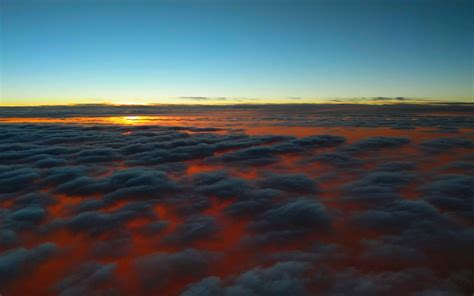 3840x2400 Sunset Above Clouds 4k Hd 4k Wallpapersimagesbackgrounds