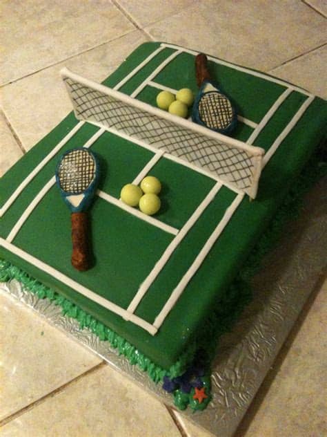 Tennis, painting party, justice, christmas decorations! Tennis court cake | Tennis cake, Tennis birthday, Tennis ...