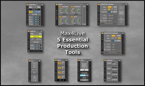 Ableton Max4live Devices 5 Essential M4l Production Tools V2